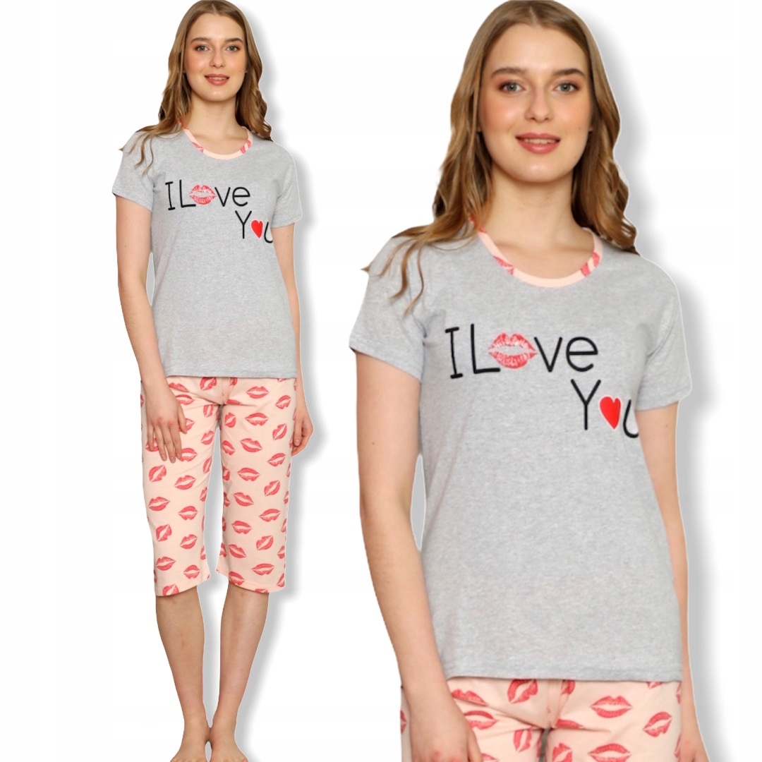 

Pizama Damska Spodnie 3/4 M L XL 2XL