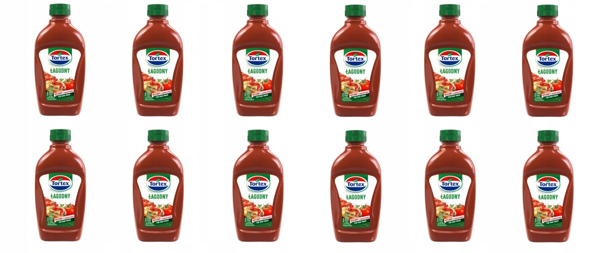 Levně 12 x 470 g Tortex Kečup jemný Karton
