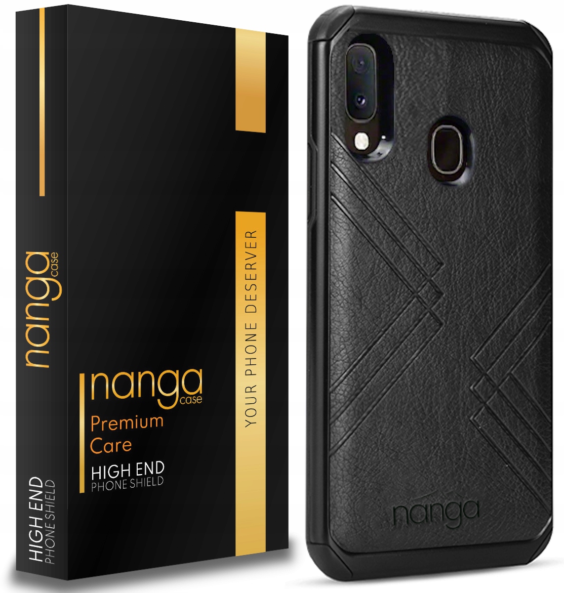 

Etui Ze Skóry Business Do Huawei P20 Lite Czarny