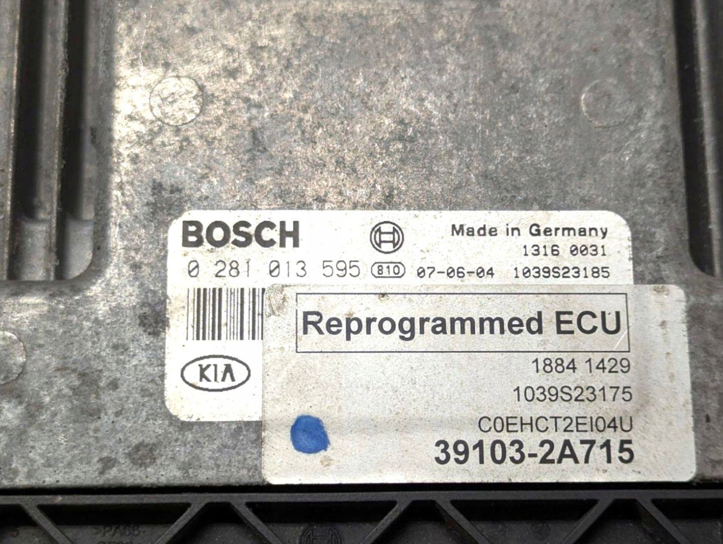control unit of the engine Kia Ceed ED 2007 39103-2A715
