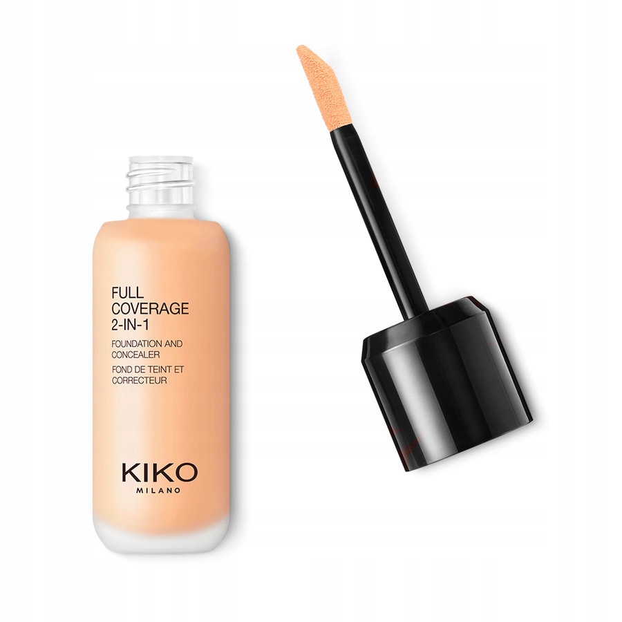 Podkład Korektor 2w1 Kiko Milano Full Coverage Warm Beige 25 Kryjący