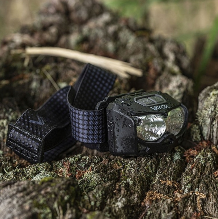 LATARKA CZOŁOWA LED USB AKU I BATERI CZUJNIK MOCNA Model VA0078