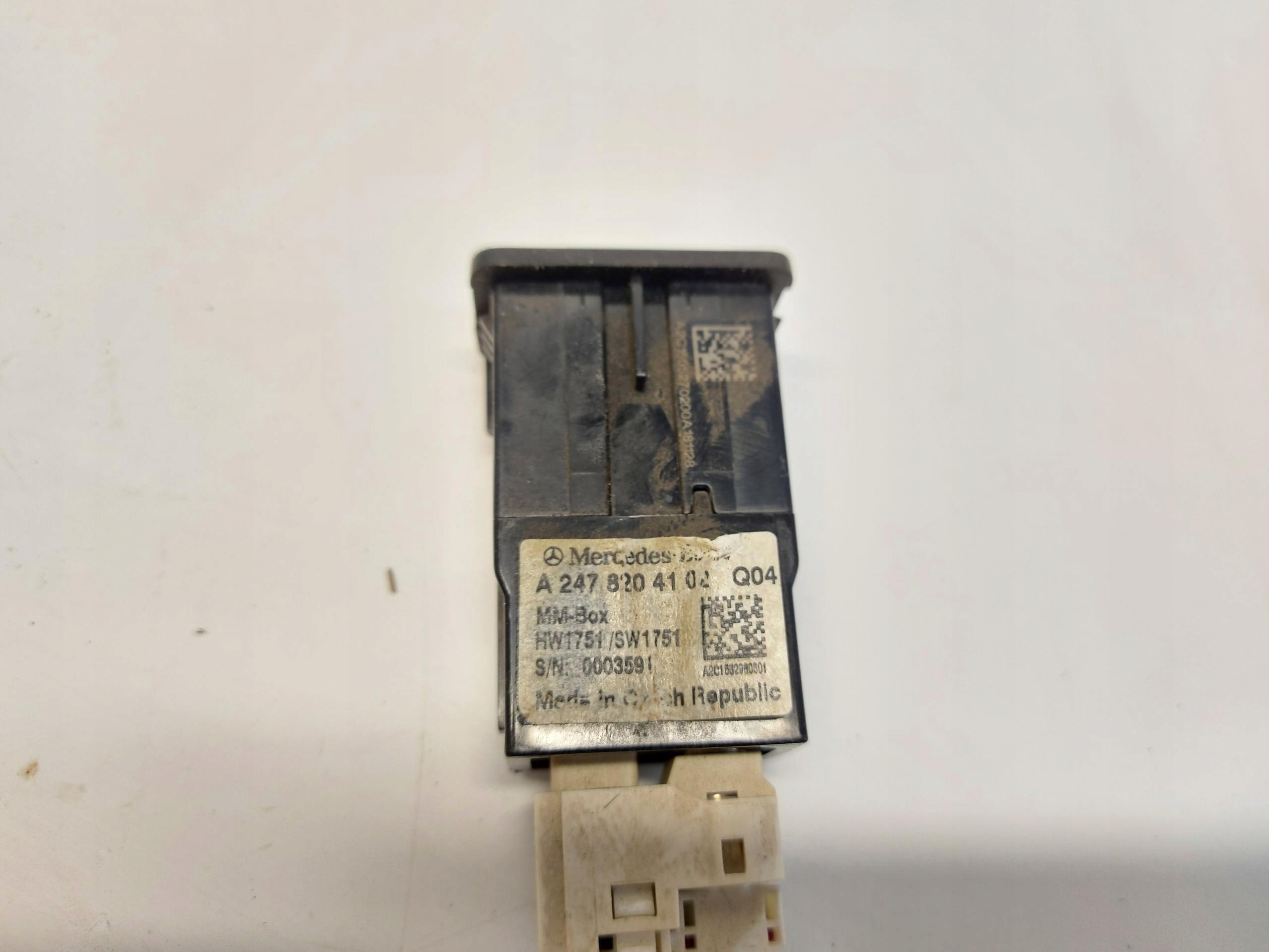 Mercedes Sprinter w907 2020, 2.1 CDI Adapter, Stecker USB A2478204102