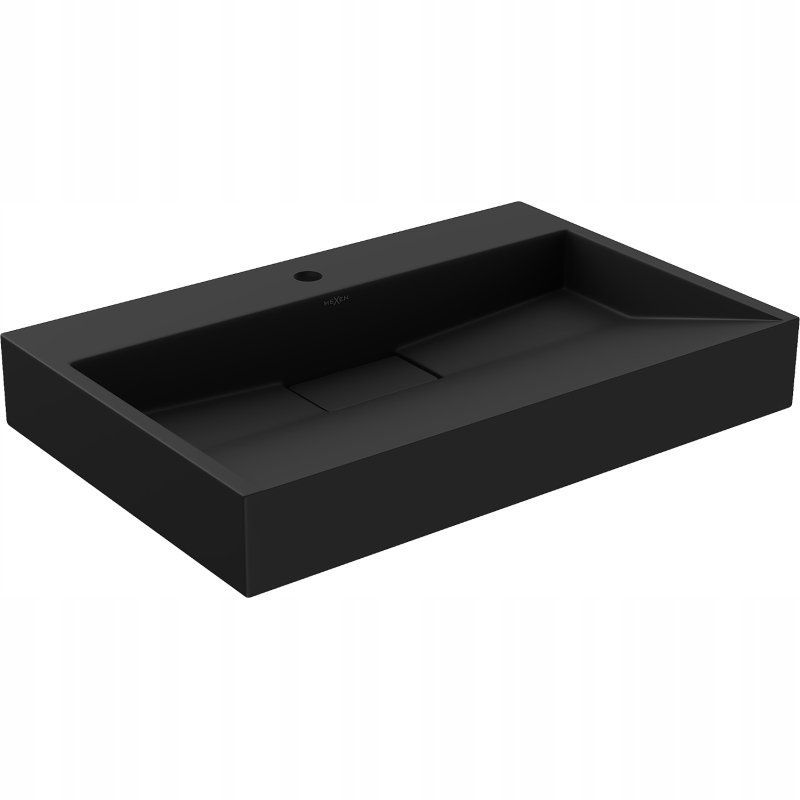 Mexen Ava umyvadlo na desku 1/O 70 x 46 cm, Černá