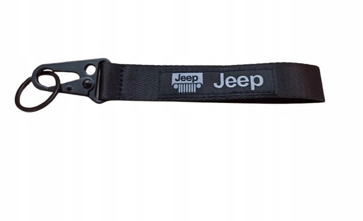 Jeep Smycz Smyczka Do Kluczy Czarna Brelok