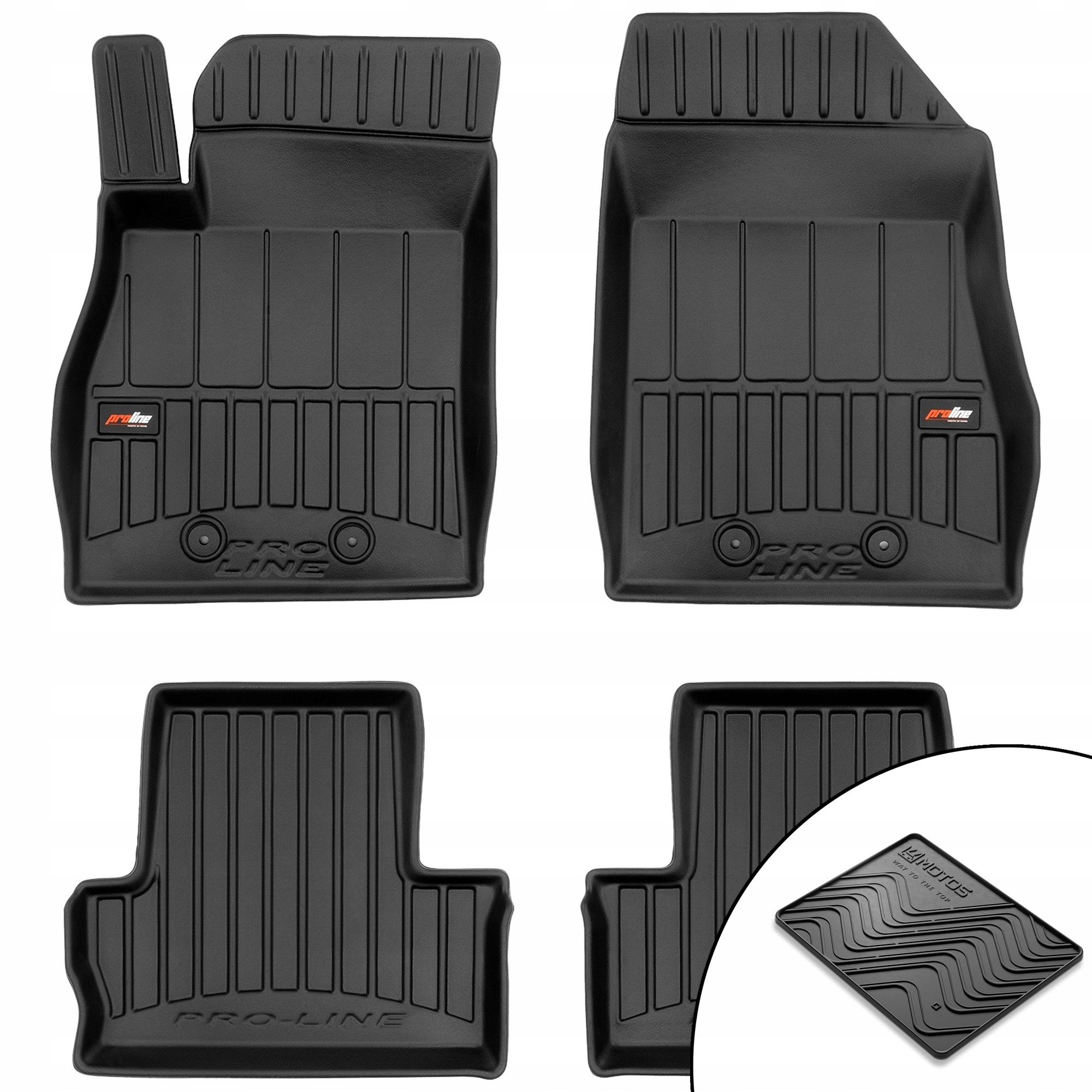 3D gumové koberce Opel Ampera 2012-2014 rohož bonus