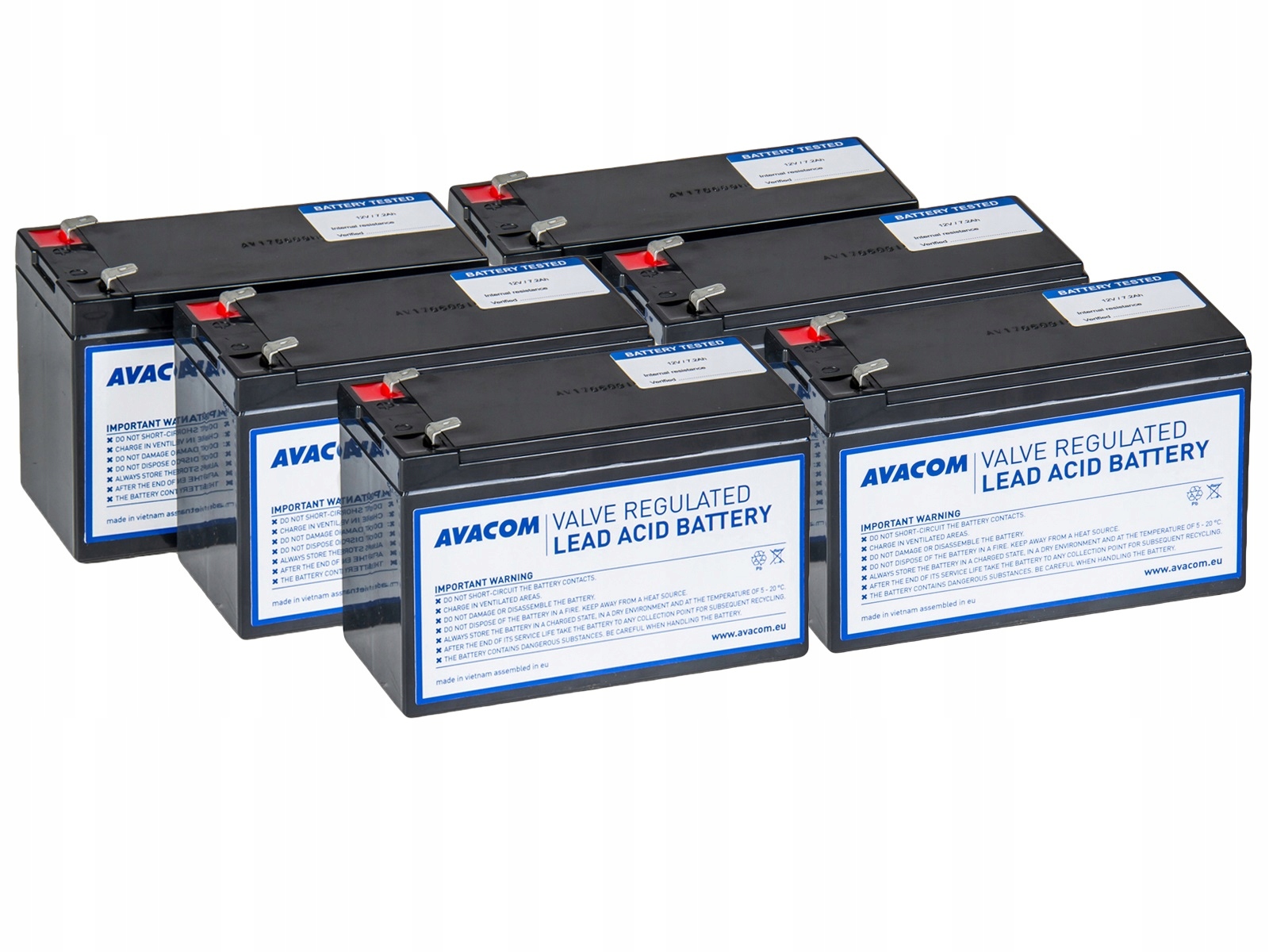 Avacom AVA-RBP06-12072-KIT batéria pre CyberPower, Eaton, Effekta,…