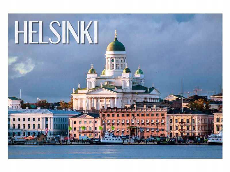 

Helsinki Widok Katedra Magnes na lodówkę
