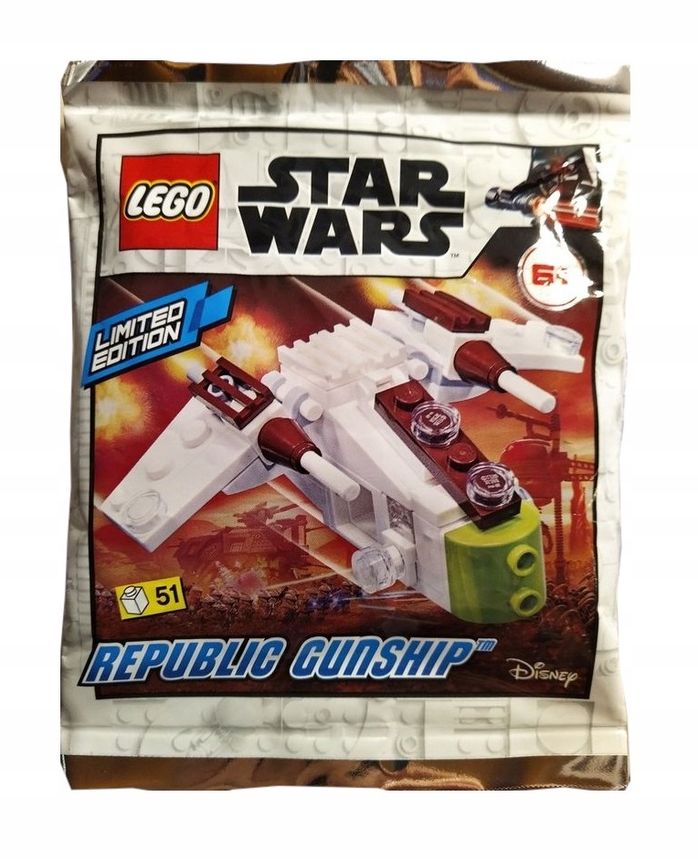 Lego Star Wars Polybag Minifigure Republic Gunship #912178