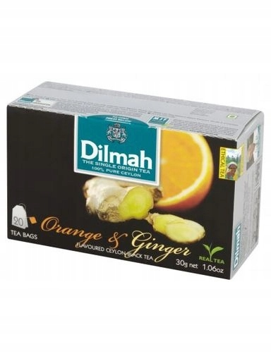 Levně Dilmah Cejlonský černý čaj s pomerančovou příchutí 30 g