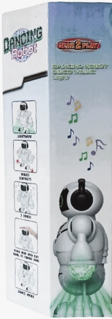 ROBOT DISCO TAŃCZĄCY EFEKTY DŹWIĘKOWE ŚWIETLNE !!! Marka Spectron