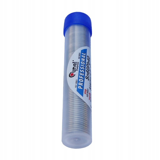 

Cyna fiolka 1mm 16g Cynel Sn60Pb40 Proffesional