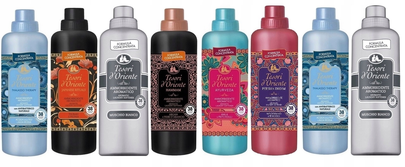 Přímo z Itálie Tekutiny na oplachování Set Tesori 8 Italských koncentrátů