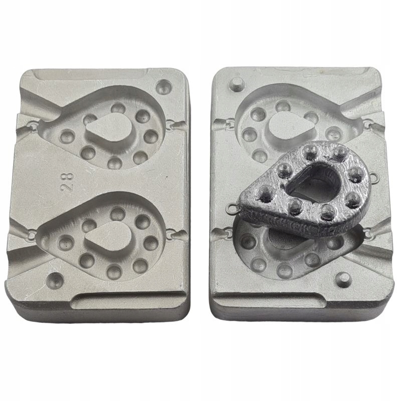 Forma do odlewania ciężarków wędkarskich 210 230 g (F-28)