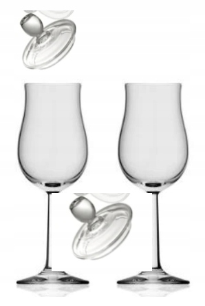 

Kieliszki do whisky Bugatti z pokrywakami 2+2