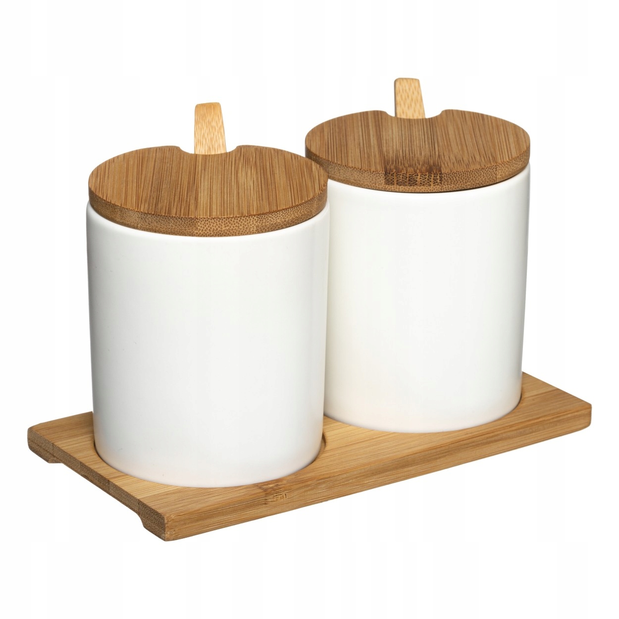 

Pojemnik kuchenny Ceramiczny bambusowa pokrywa 2x