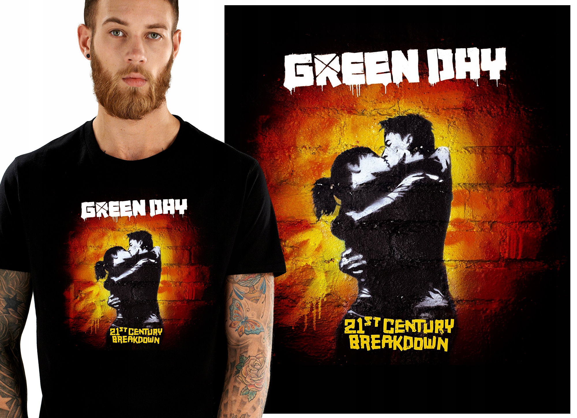 

Green Day Billie Mike Tre Punk Koszulka Męska M