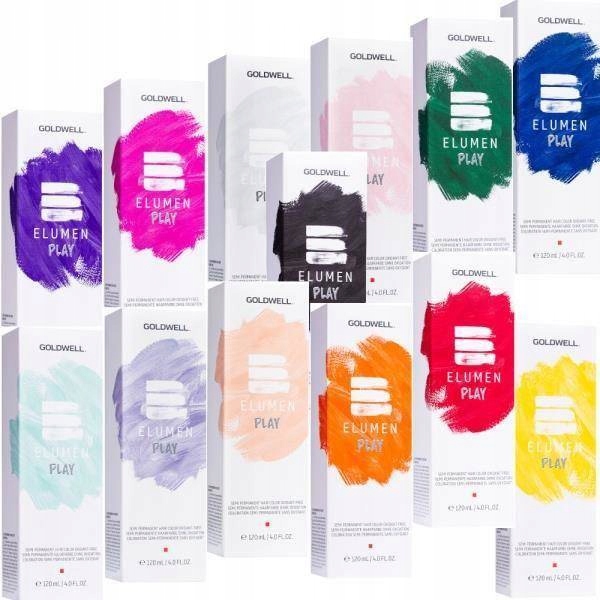 Elumen Play semi-permanentní barva na vlasy bez oxidantů #mint 120 ml