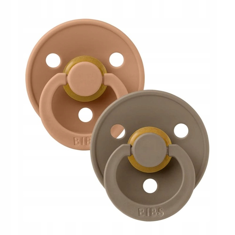 BIBS smoczek 6-18m. 2 pack earth dark Oak