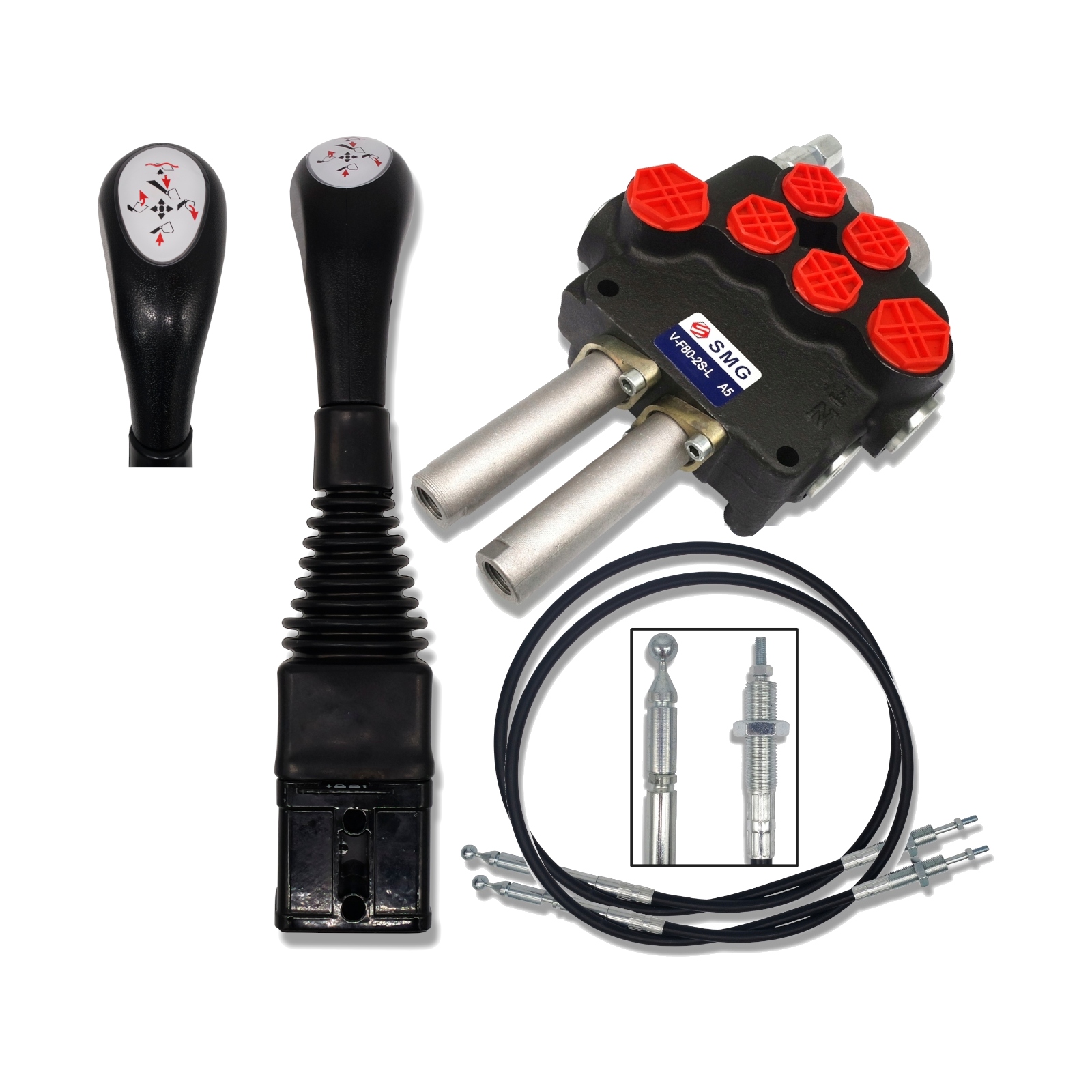 Rozdělovač 80 L Joystick 0P Sada 2 Sekund Pro Tah