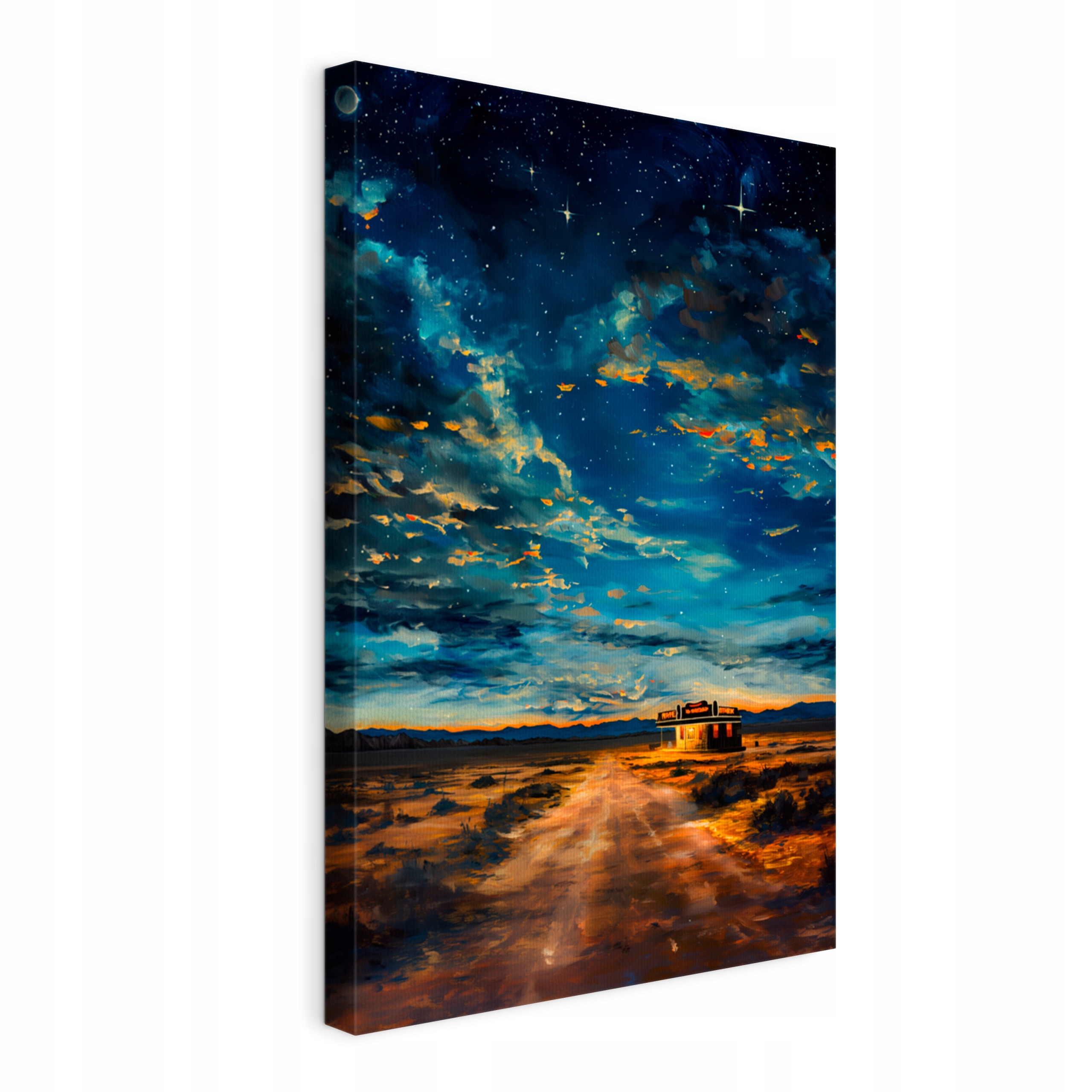 Obraz na plátně Noční cesta do obývacího pokoje Ložnice 70x100
