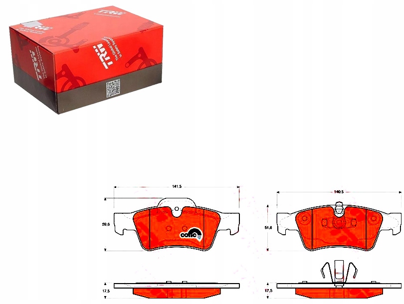 Brzdové Destičky Mercedes Zadní W164 W251 Trw Nezbytnost řidiče #37