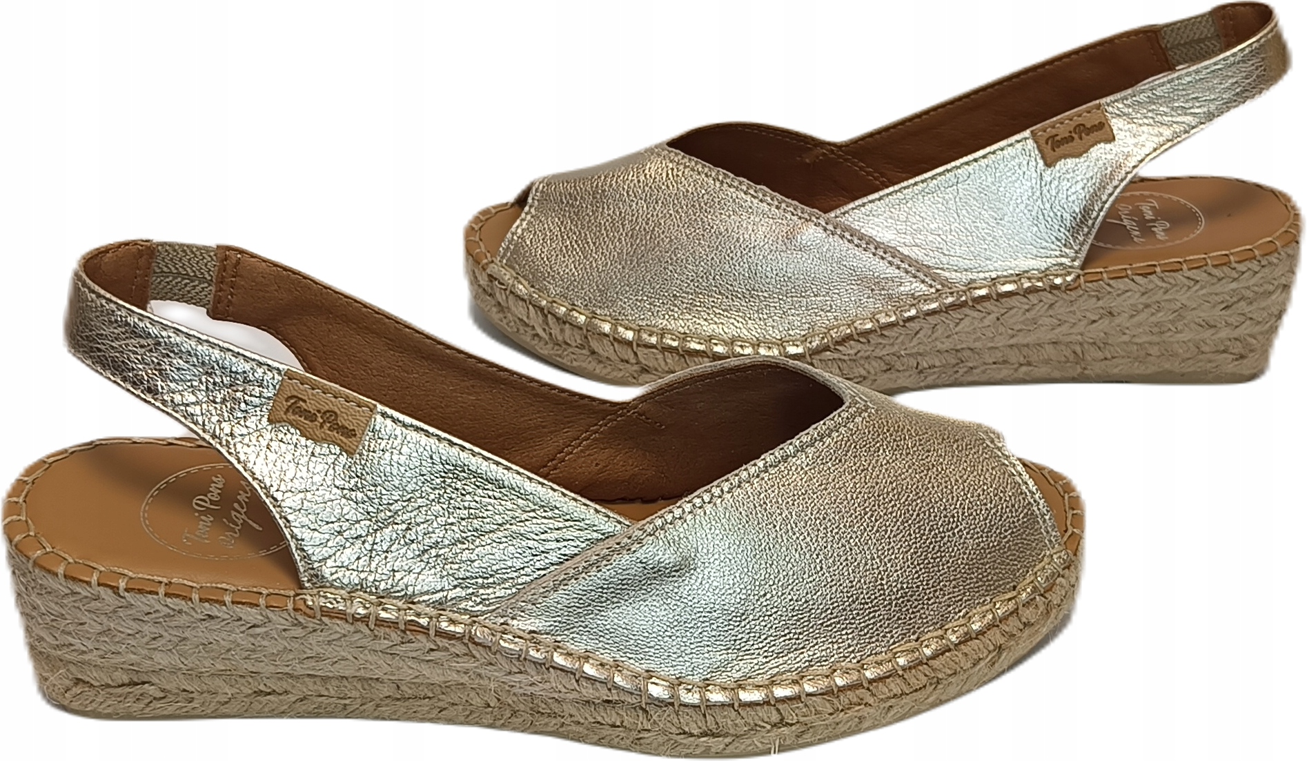 Sandály espadrilky šňůrka koturn Toni Pons Bernia -p plati r38