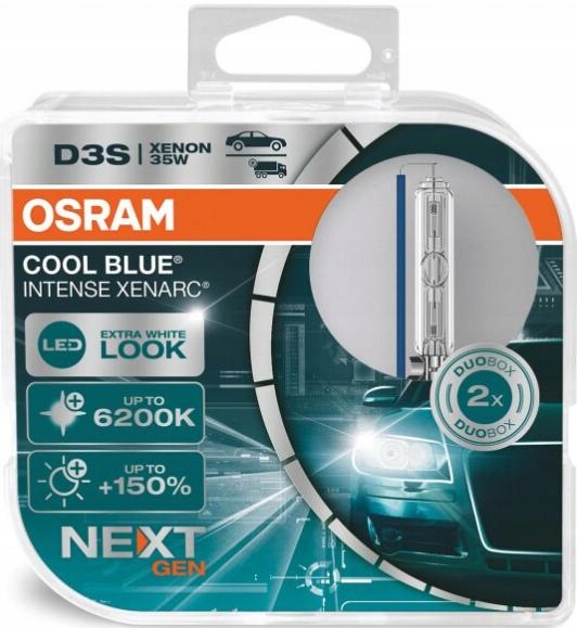 

Osram Cool Blue Intense Xenarc Żarniki D3S Duo