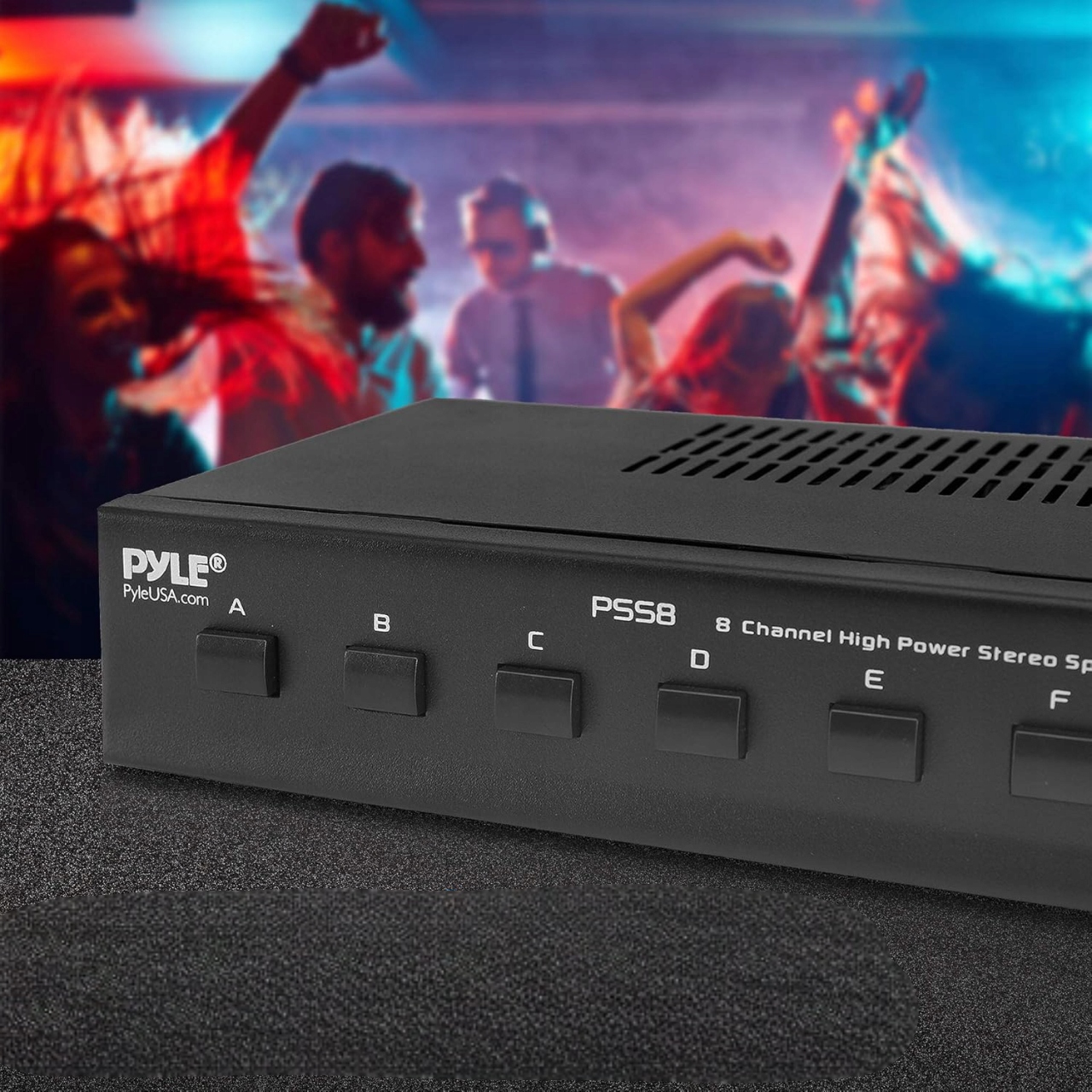 8 KANAŁOWY SELEKTOR ROZDZIELACZ DO WZMACNIACZA STEREO PYLE PSS8 Kod producenta PSS8