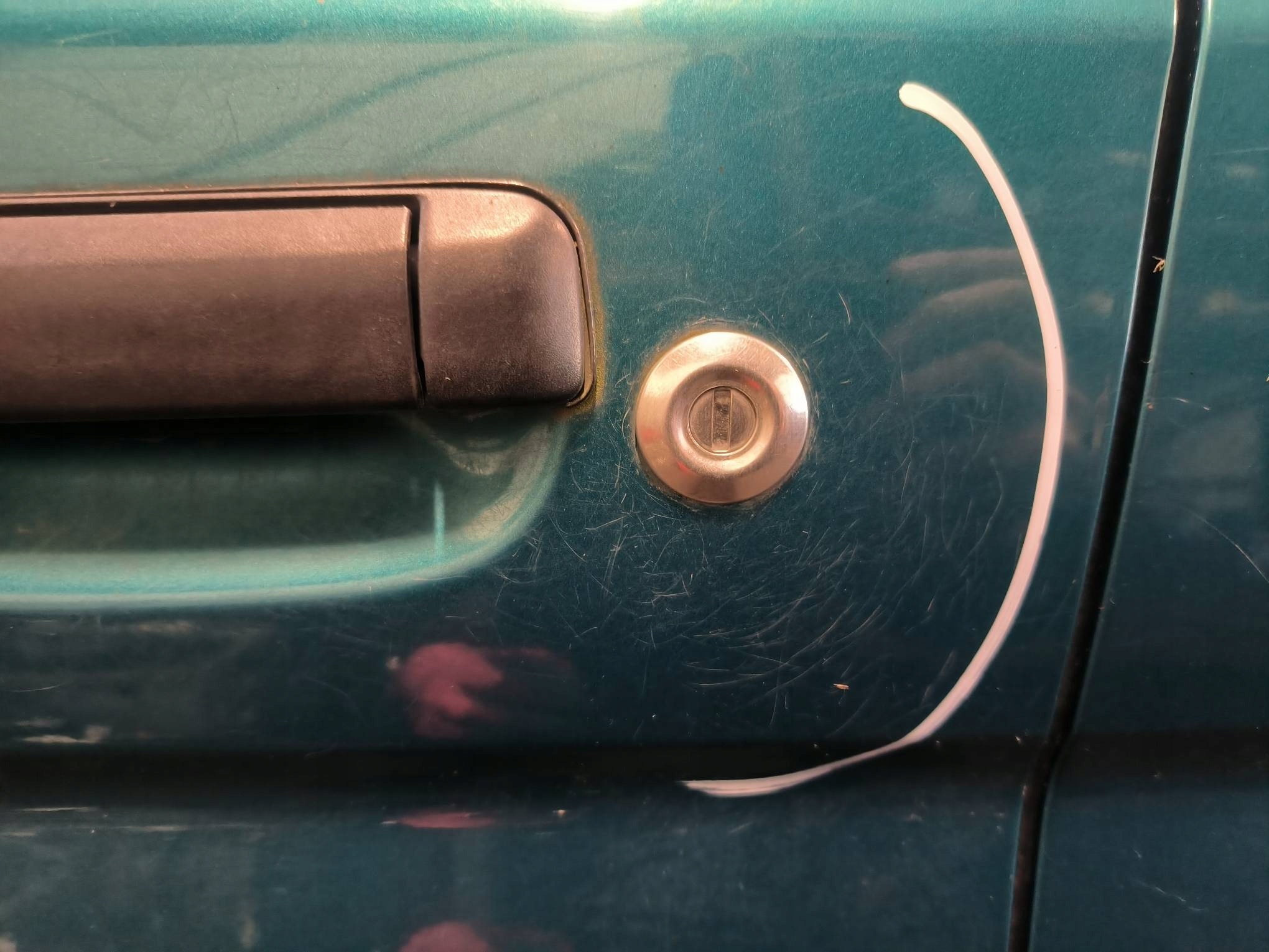 door left front green MAZDA DEMIO and