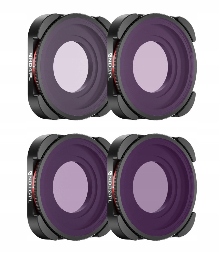 Sada filtrov 4v1 filter Sivý Pl Nd/pl 4 8 16 32 GoPro Hero 13 12 11 10 9