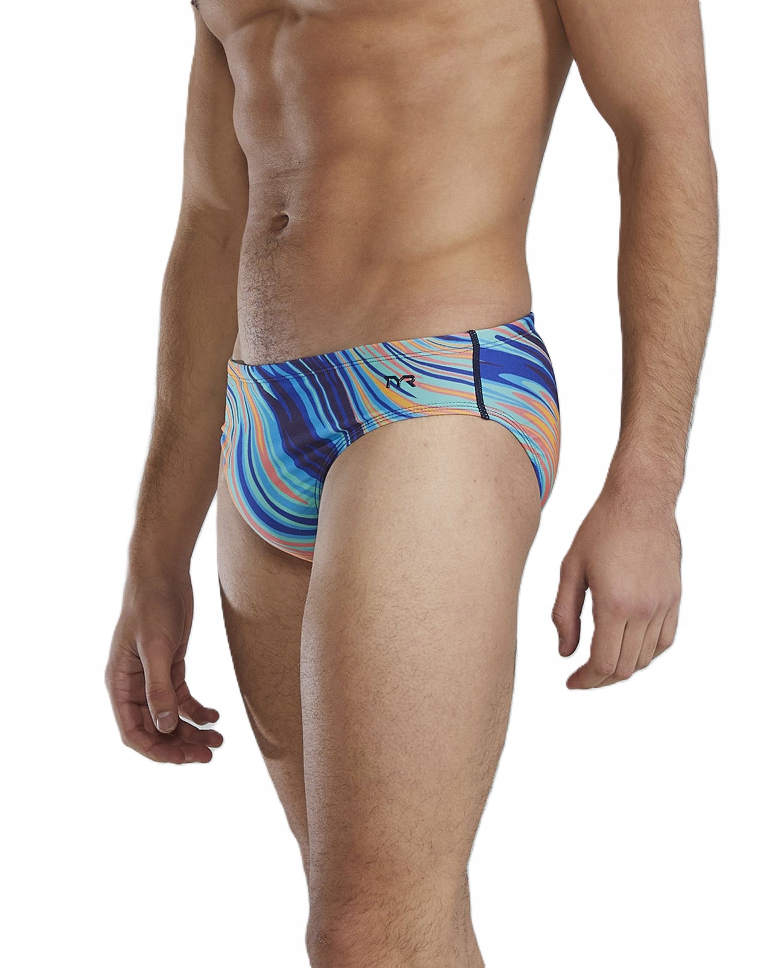 Pánské slipové plavky do bazénu Tyr Brief Riptidal velikost D5|M