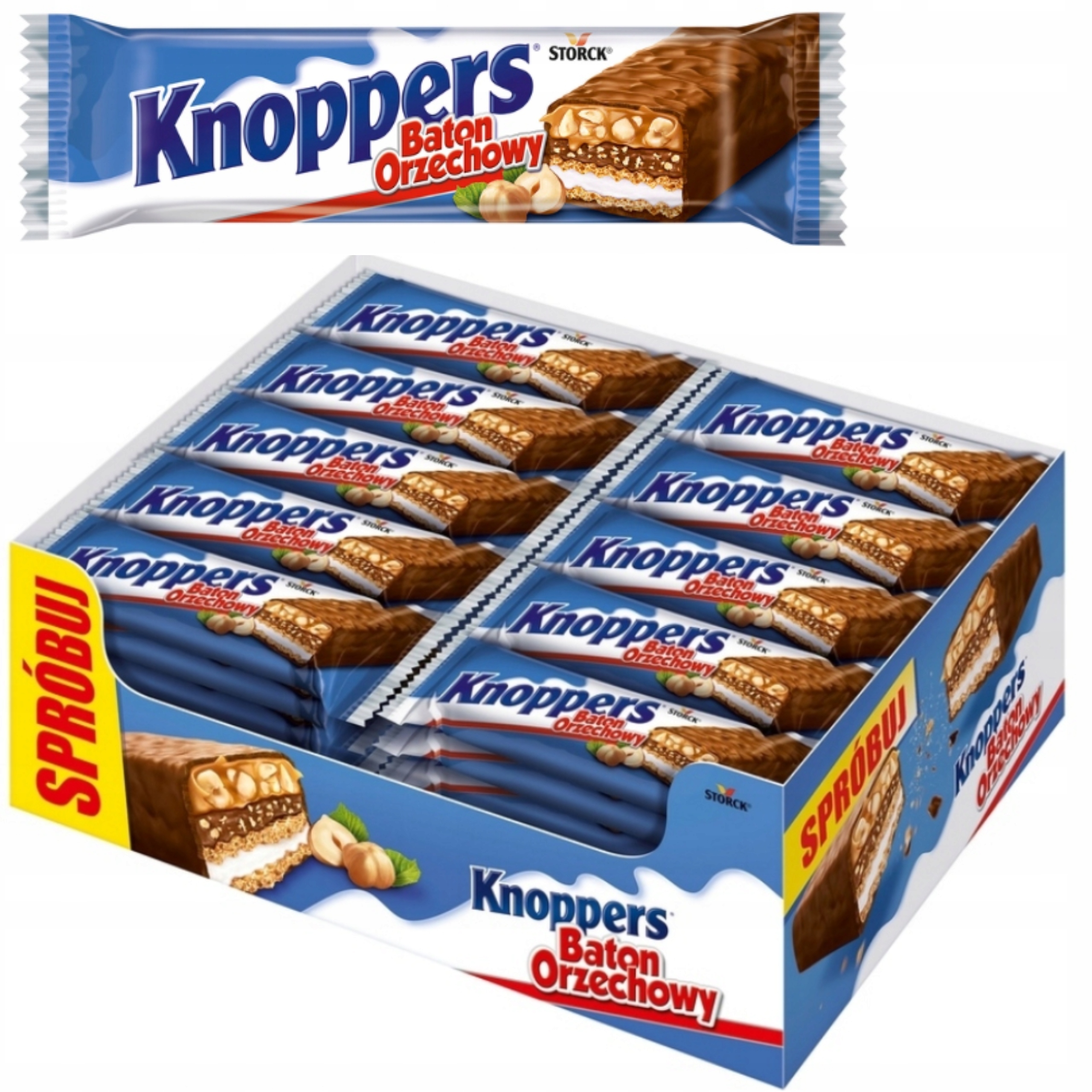 Baton Knoppers Orzechowy 40 G Storck 40 Sztuk