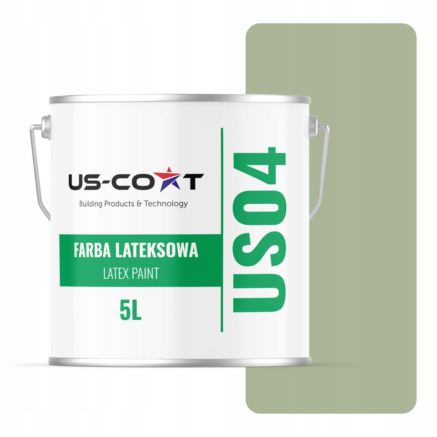 Barva Zelená H2143 5L Hluboká Matná Pro Stropní Stěny