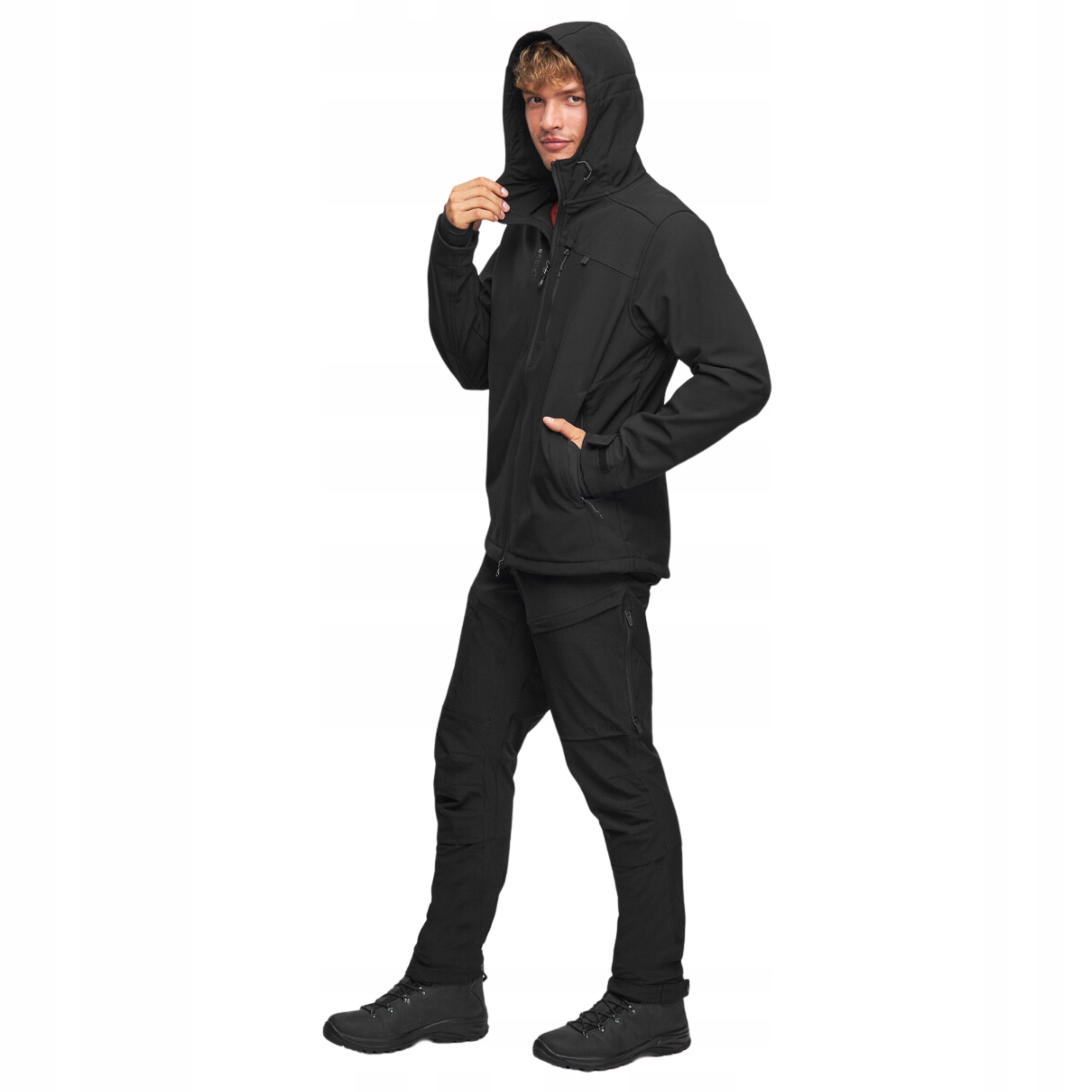 ALPINUS KURTKA SOFTSHELL MĘSKA PRZECIWDESZCZOWA WIATROODPORNA MEMBR. 8.000 Kolekcja Tactical