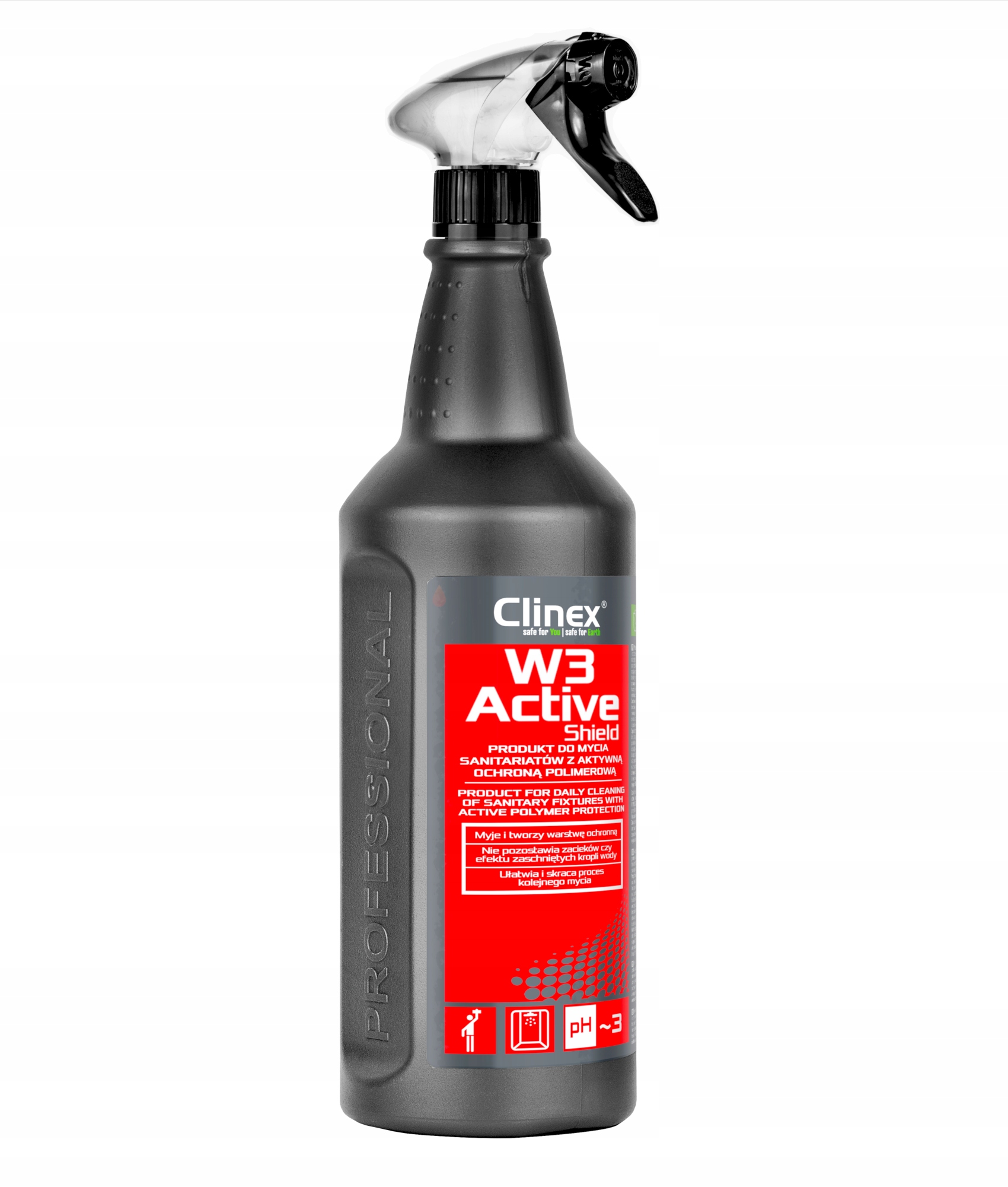 

Clinex W3 Active Shield 1L mycie łazienki, kabin