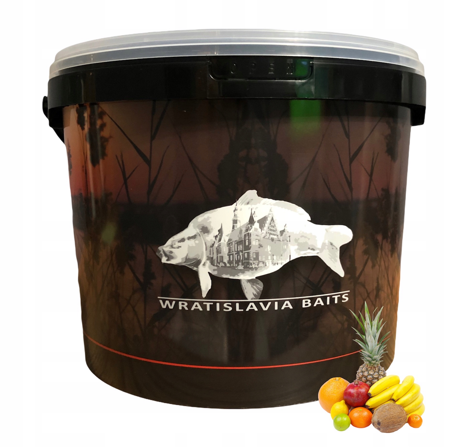 Návnadové proteinové kuličky 7 kg Wratislavia Baits Tutti Frutti 15 mm Kbelík