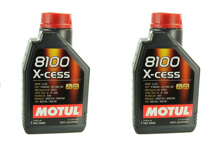 Olej Silnikowy Syntetyk Motul 8100 X-cess 5W40 2L