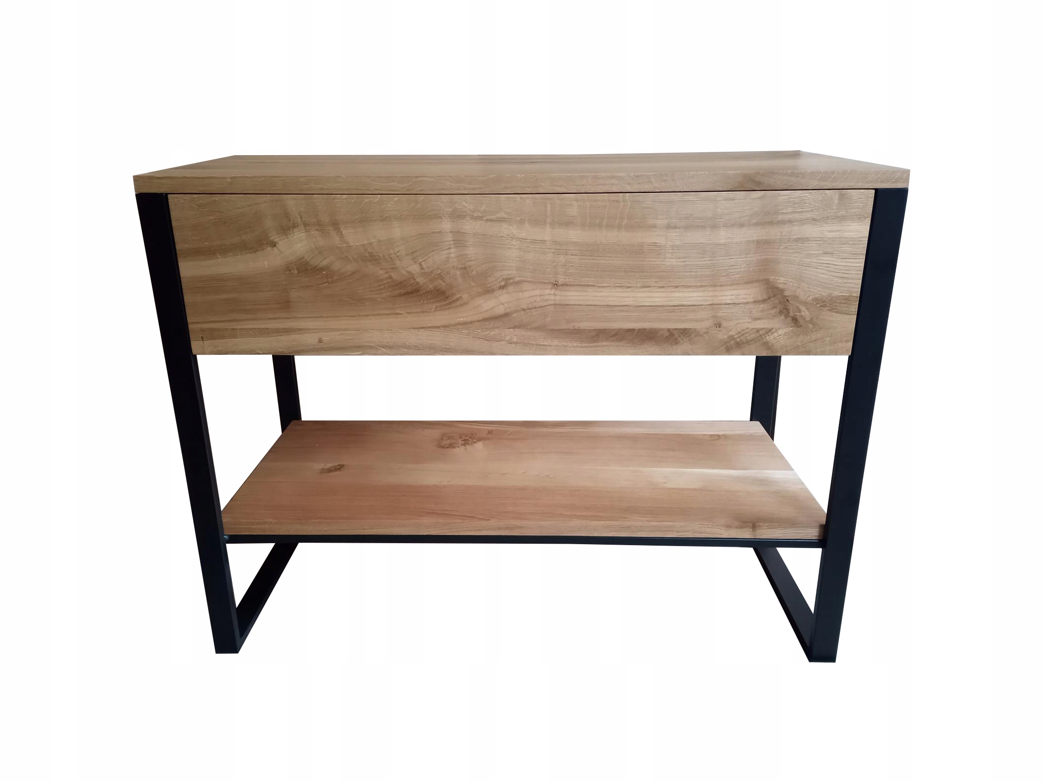 DREWNIANA SZAFKA POD UMYWALKĘ LOFT LITY DĄB 100 CM