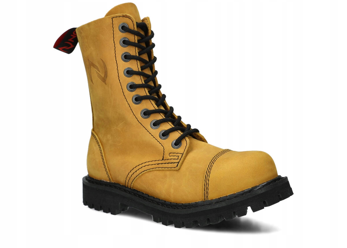 Nagaba 10H Žluté Kanady Dámské Kožené Steel Nose