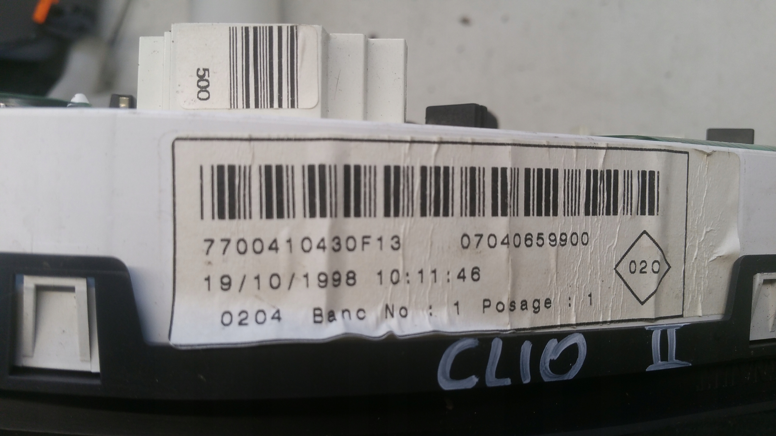 dials 7700410430 Renault Clio II