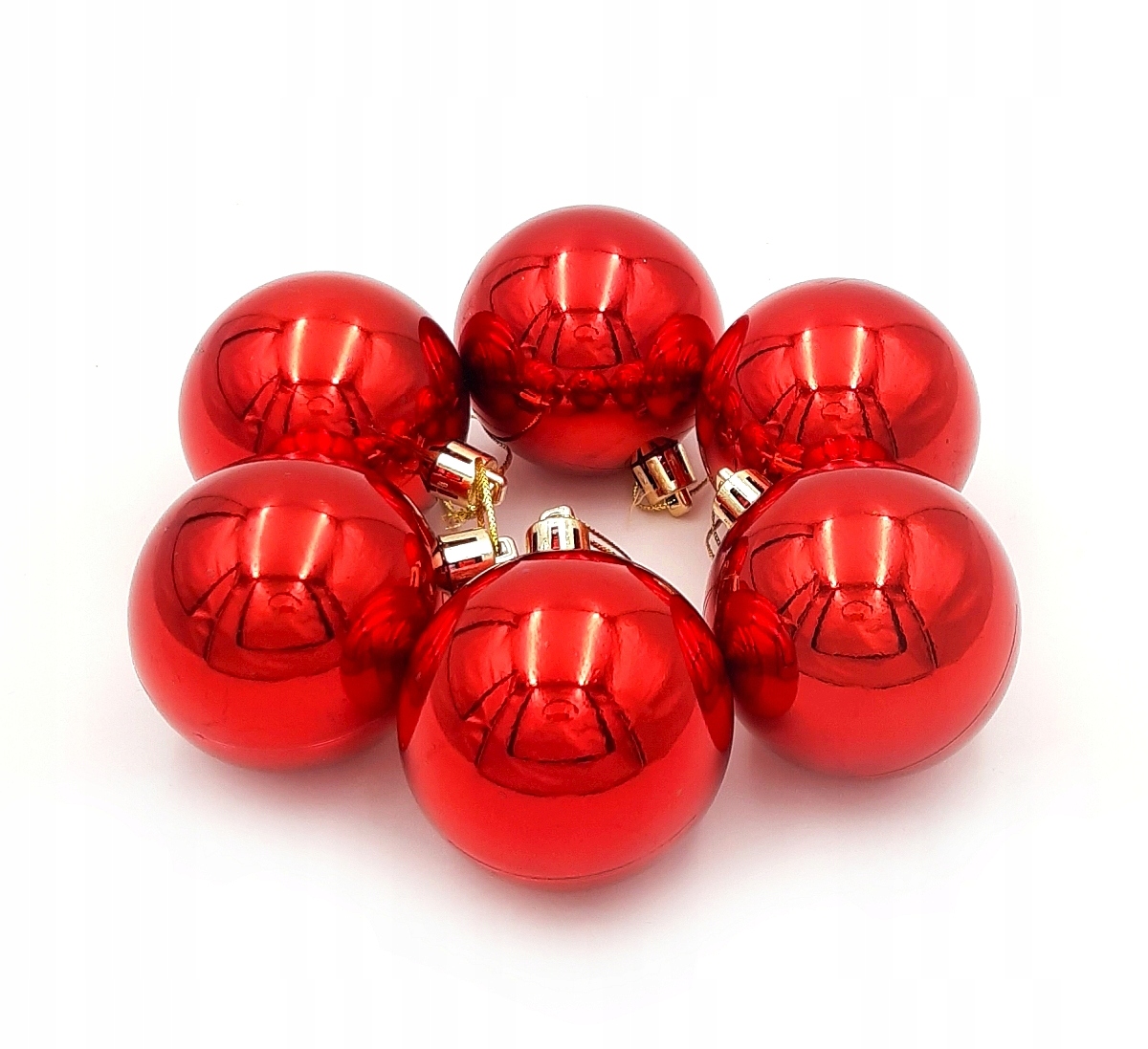 

Bombki Na Choinkę Zawieszki Choinkowe Czerwone 6x