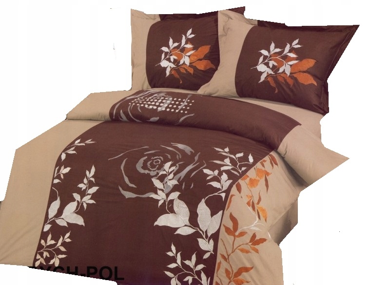 Pościel haftowana 200x220 bawełna