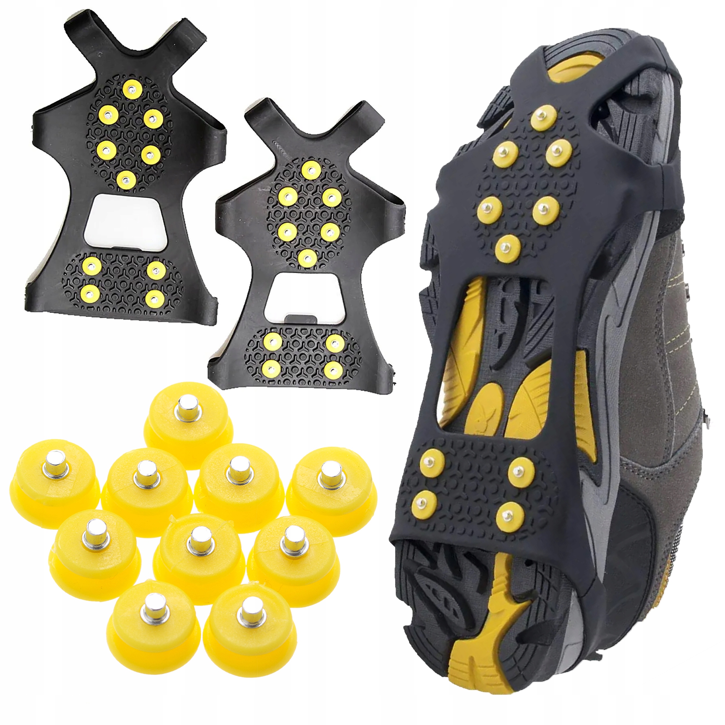 

Raki Na Buty Łańcuchy Kolce Antypoślizgowe r.41-46