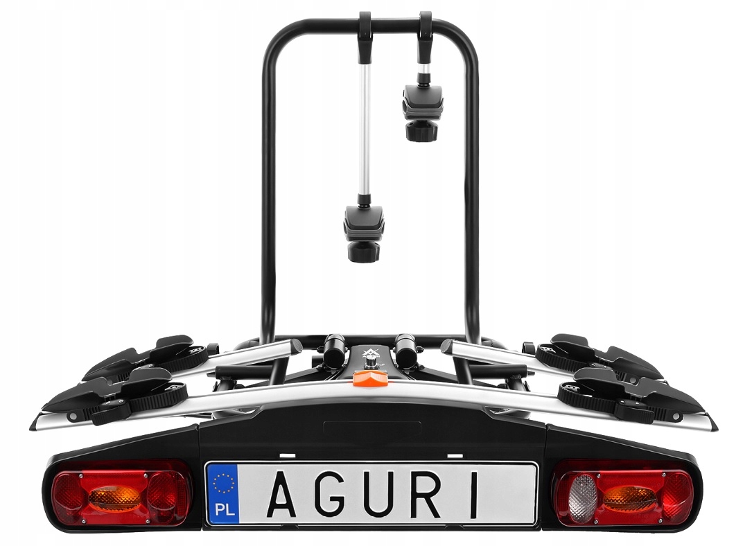 

Uchwyt rowerowy Aguri Active Bike 2 rowery srebrny