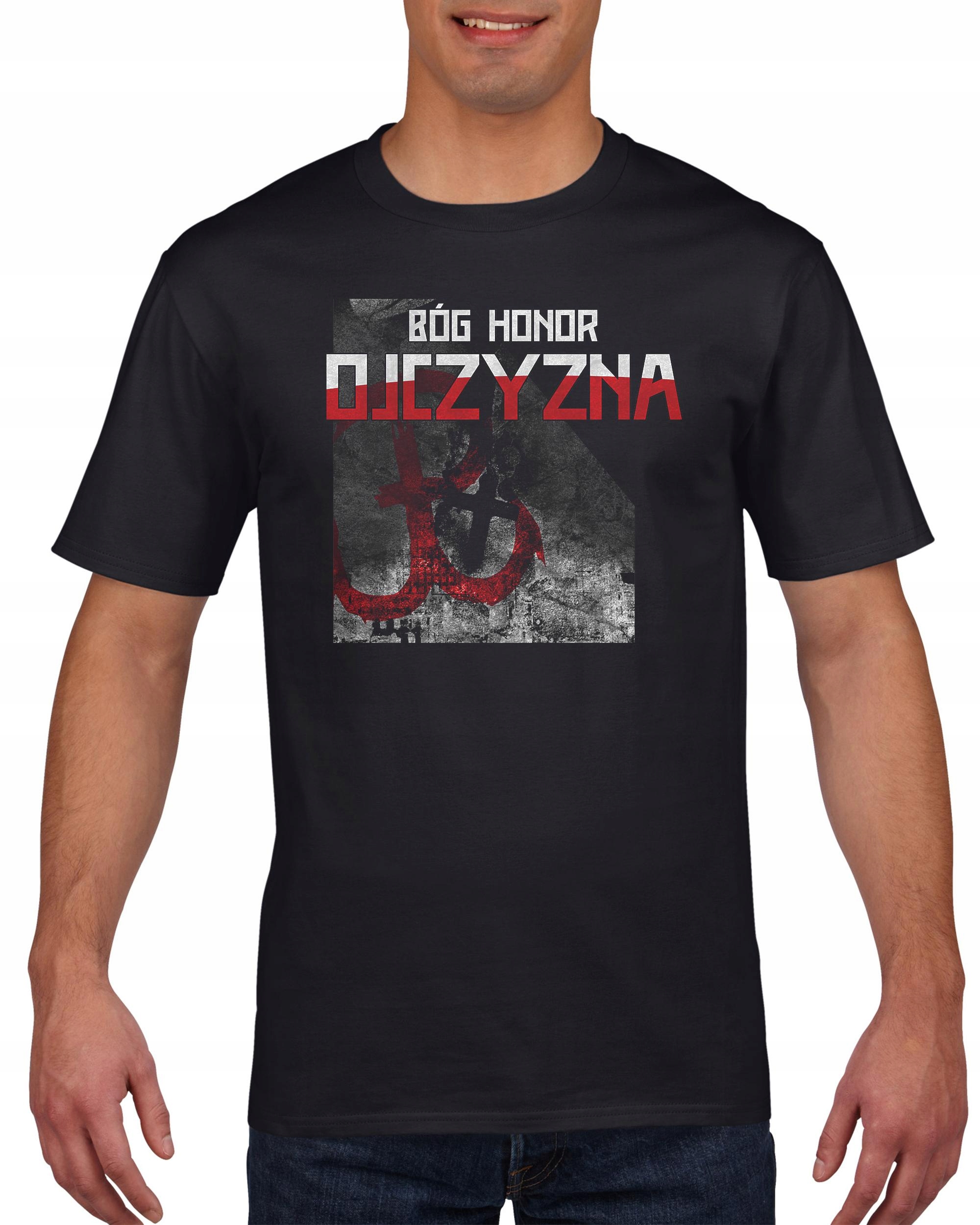 

Koszulka męska Polska Bóg Honor Ojczyzna XL