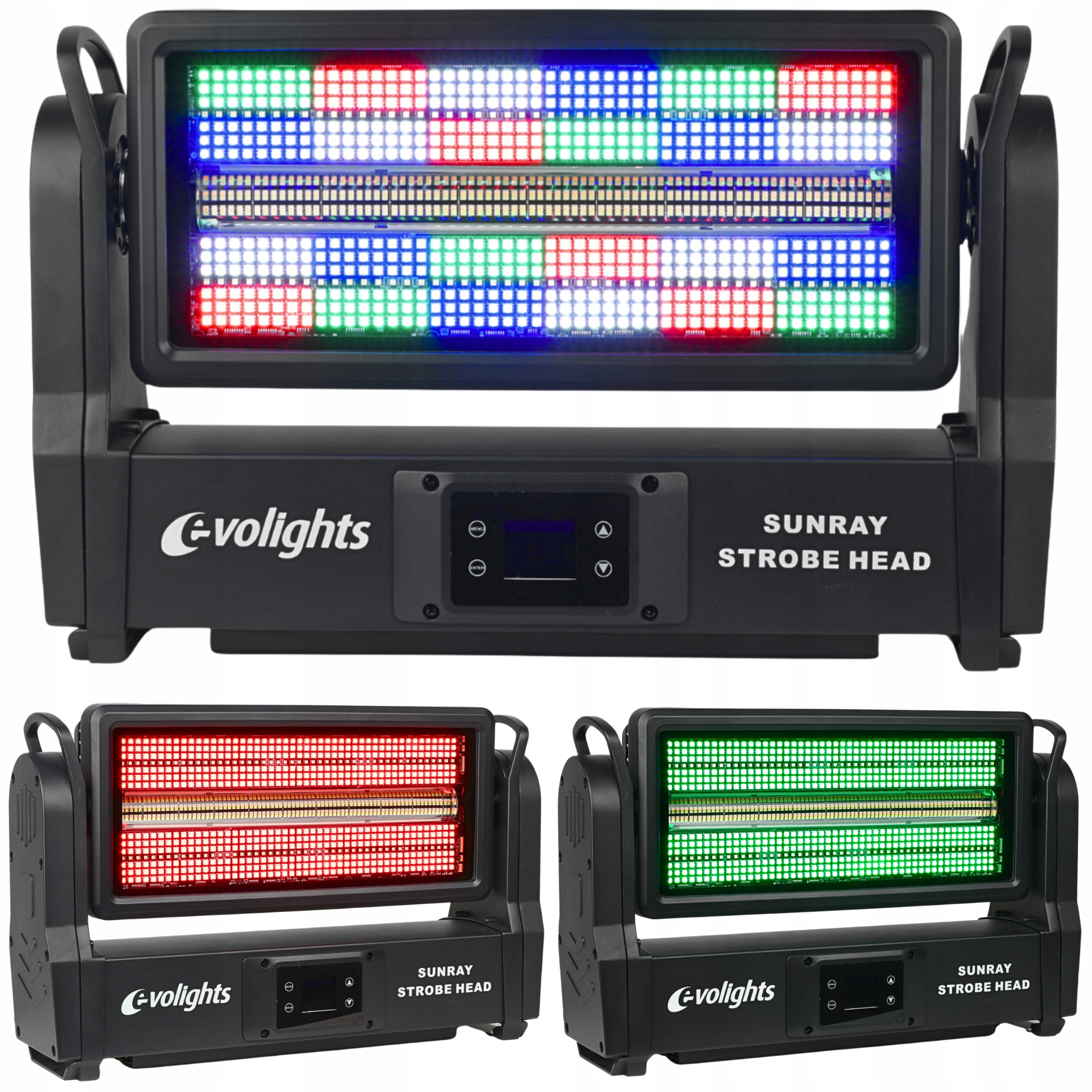 Evolights Sunray Strobe Head pohyblivý jevištní stroboskop IP65 osvětlení