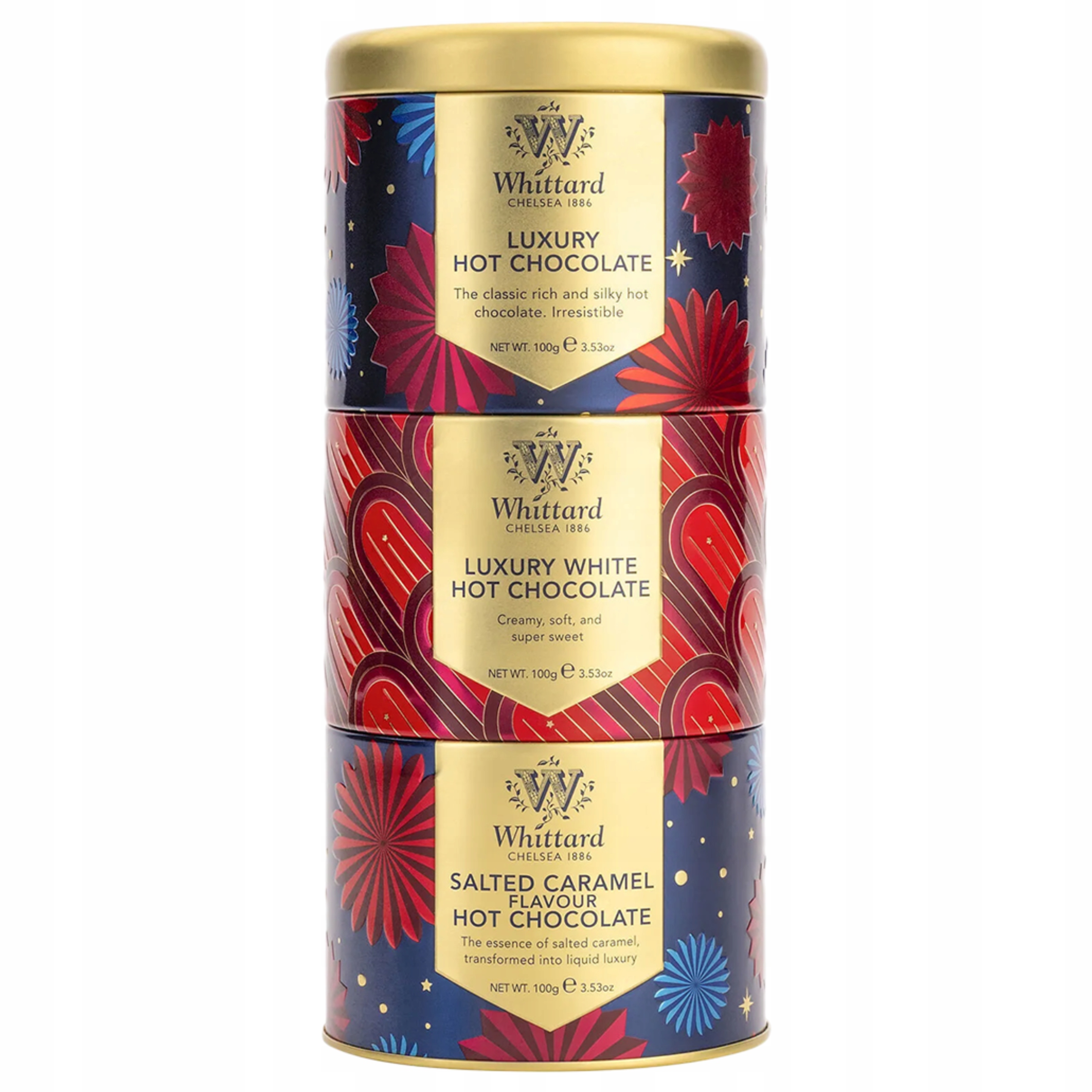 Levně Sada luxusních horkých čokolád Whittard of Chelsea, 3 x 100 g