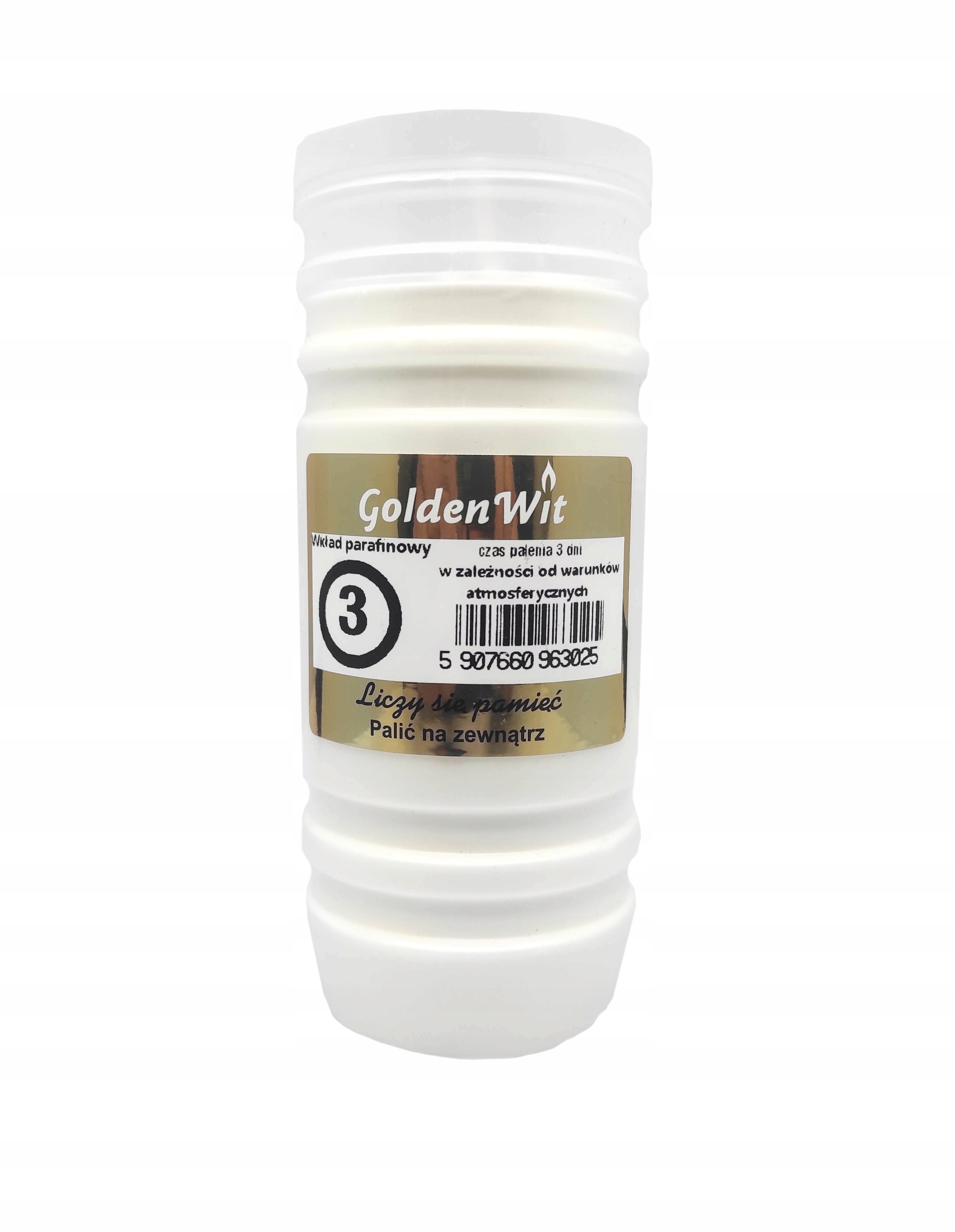 

Wkłady Do Zniczy parafinowe 3 Dni 14CM 72h