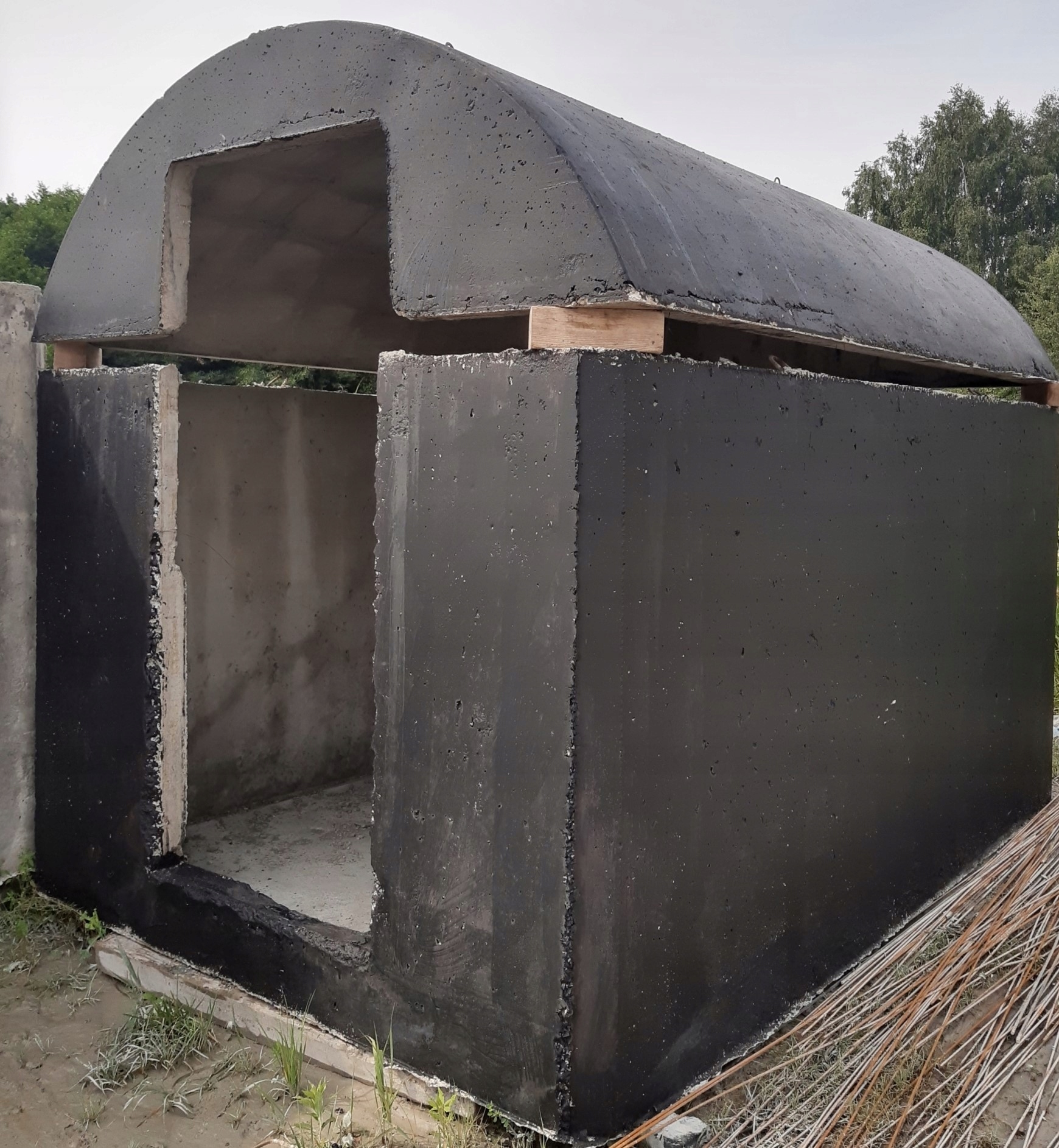 Szamba betonowe szambo zbiornik na deszczówkę szczelne z ATESTEM PZH 8m3 Pojemność zbiornika 8000 l